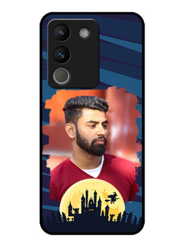 Custom Vivo Y200 5G Custom Metal Phone Case - Halloween Witch Design