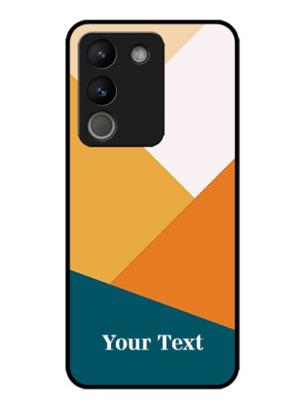 Custom Vivo Y200 5G Custom Metal Phone Case - Stacked Multi - Colour Design