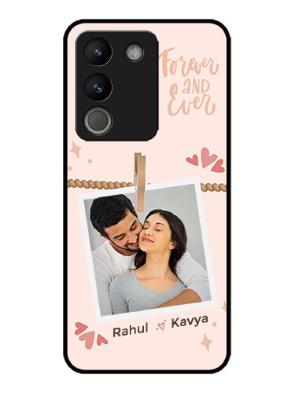 Custom Vivo Y200 5G Custom Metal Phone Case - Forever And Ever Love Design