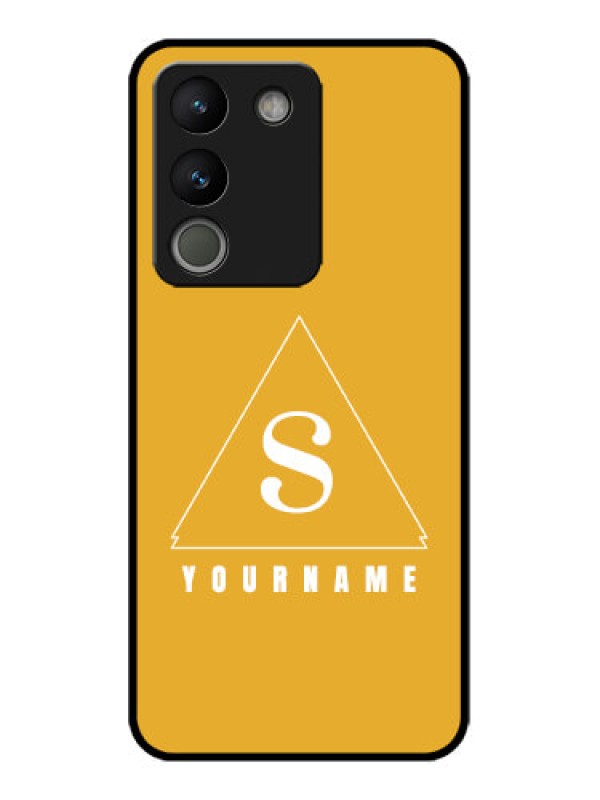 Custom Vivo Y200 5G Custom Metal Phone Case - Simple Triangle Design