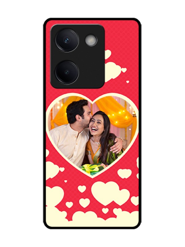 Custom Vivo Y200 Pro 5G Custom Metal Phone Case - Love Symbols Phone Cover Design