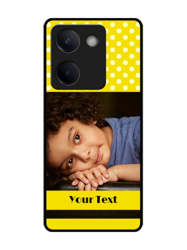 Custom Vivo Y200 Pro 5G Custom Metal Phone Case - Bright Yellow Case Design