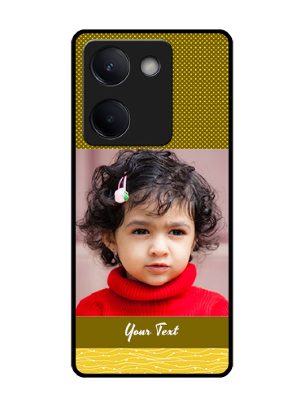 Custom Vivo Y200 Pro 5G Custom Metal Phone Case - Simple Green Color Design