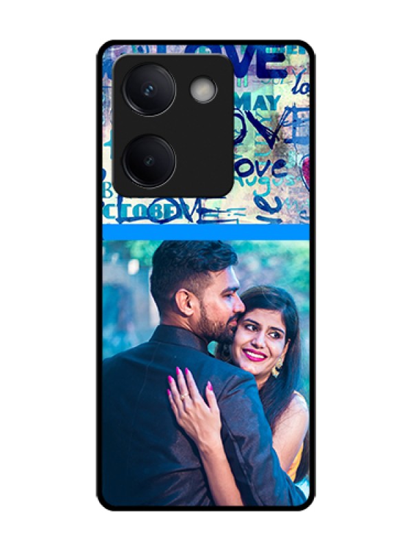 Custom Vivo Y200 Pro 5G Custom Metal Phone Case - Colorful Love Design