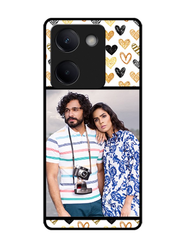 Custom Vivo Y200 Pro 5G Custom Metal Phone Case - Love Symbol Design