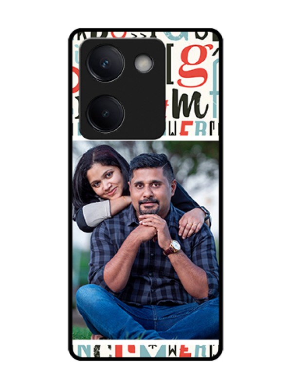 Custom Vivo Y200 Pro 5G Custom Metal Phone Case - Alphabet Design