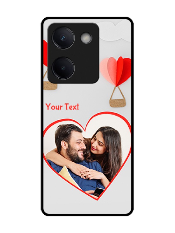 Custom Vivo Y200 Pro 5G Custom Metal Phone Case - Parachute Love Design