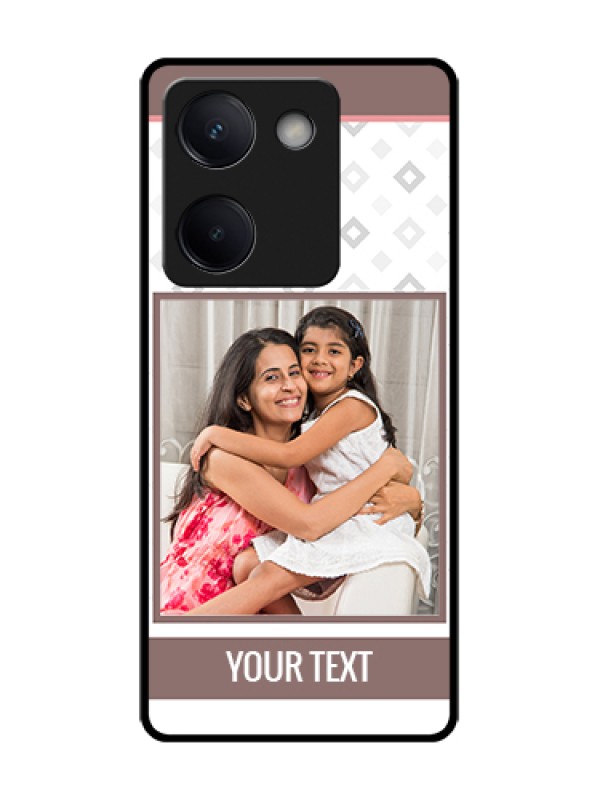 Custom Vivo Y200 Pro 5G Custom Metal Phone Case - Simple Diamond Design