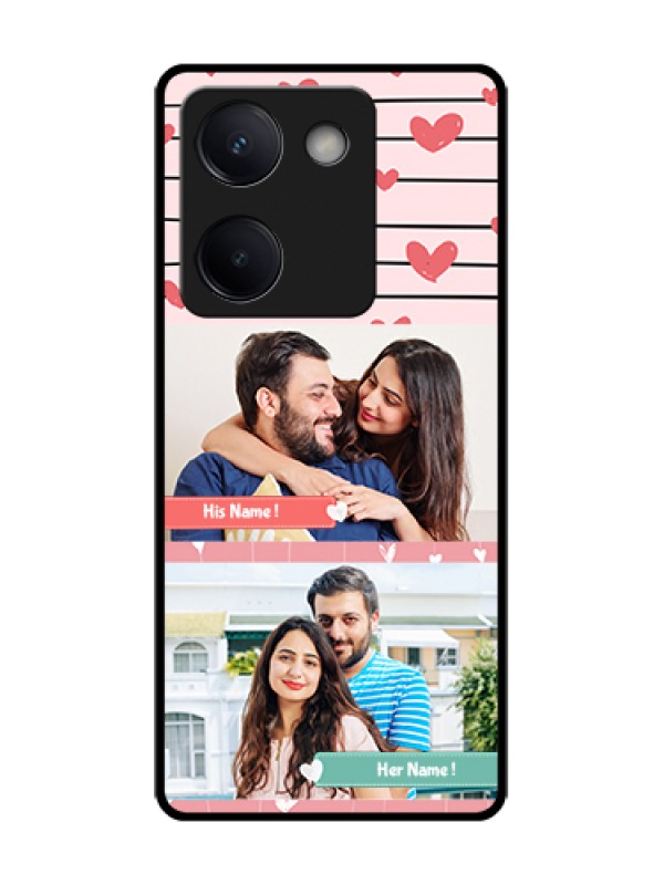 Custom Vivo Y200 Pro 5G Custom Metal Phone Case - Photo With Heart Design