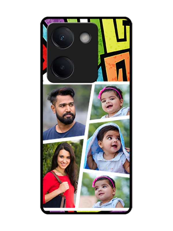 Custom Vivo Y200 Pro 5G Custom Metal Phone Case - Graffiti Pattern Design