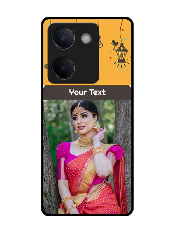 Custom Vivo Y200 Pro 5G Custom Metal Phone Case - With Family Picture And Icons