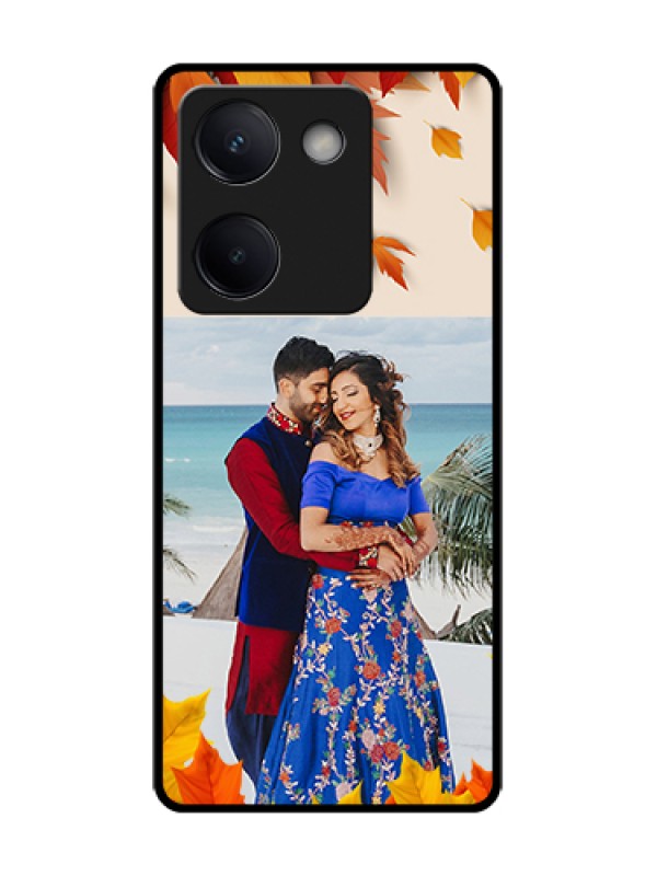 Custom Vivo Y200 Pro 5G Custom Metal Phone Case - Autumn Maple Leaves Design