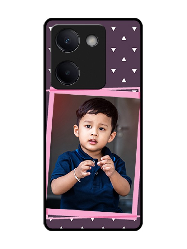 Custom Vivo Y200 Pro 5G Custom Metal Phone Case - Triangle Pattern Dotted Design