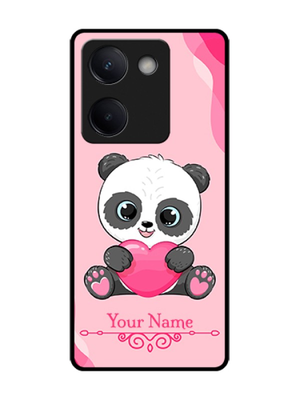Custom Vivo Y200 Pro 5G Custom Metal Phone Case - Cute Panda Design