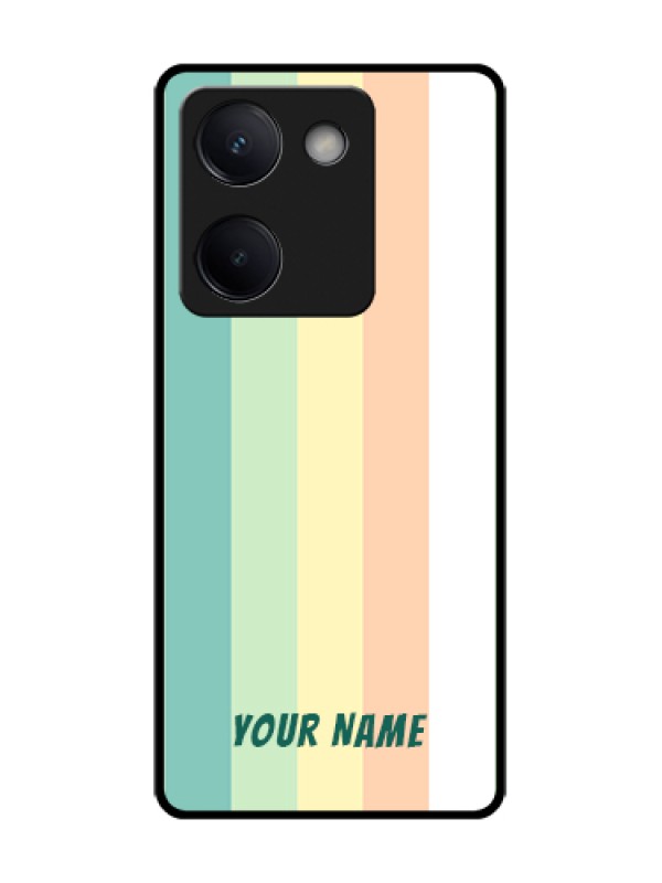 Custom Vivo Y200 Pro 5G Custom Metal Phone Case - Multi - Colour Stripes Design