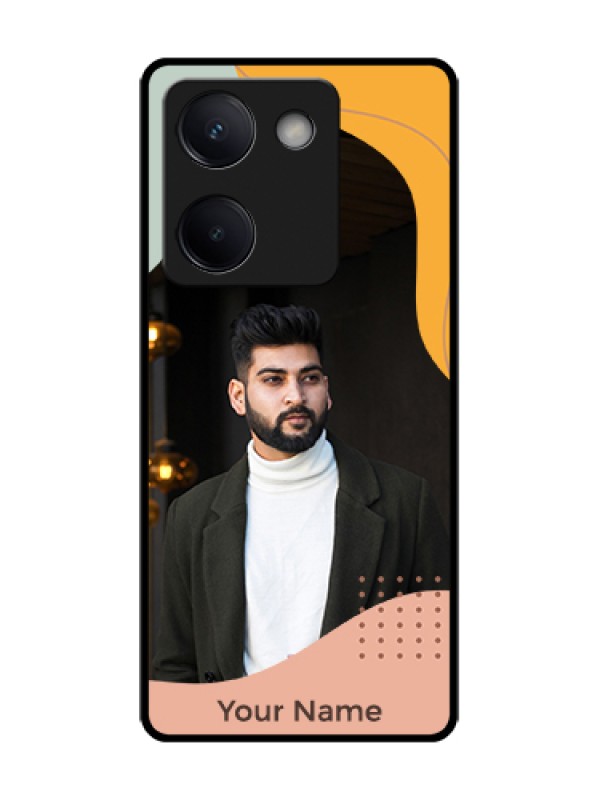 Custom Vivo Y200 Pro 5G Custom Metal Phone Case - Tri - Coloured Overlay Design