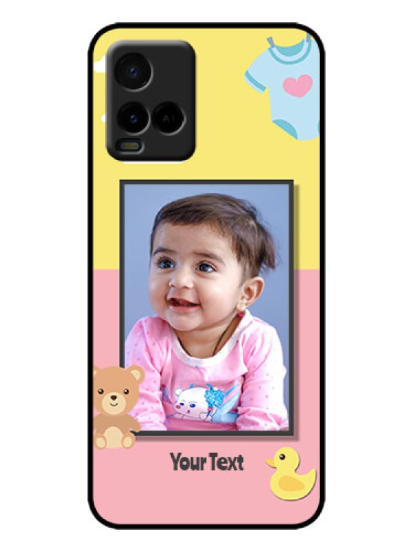 Custom Vivo Y21 Custom Metal Phone Case - Kids 2 Color Design