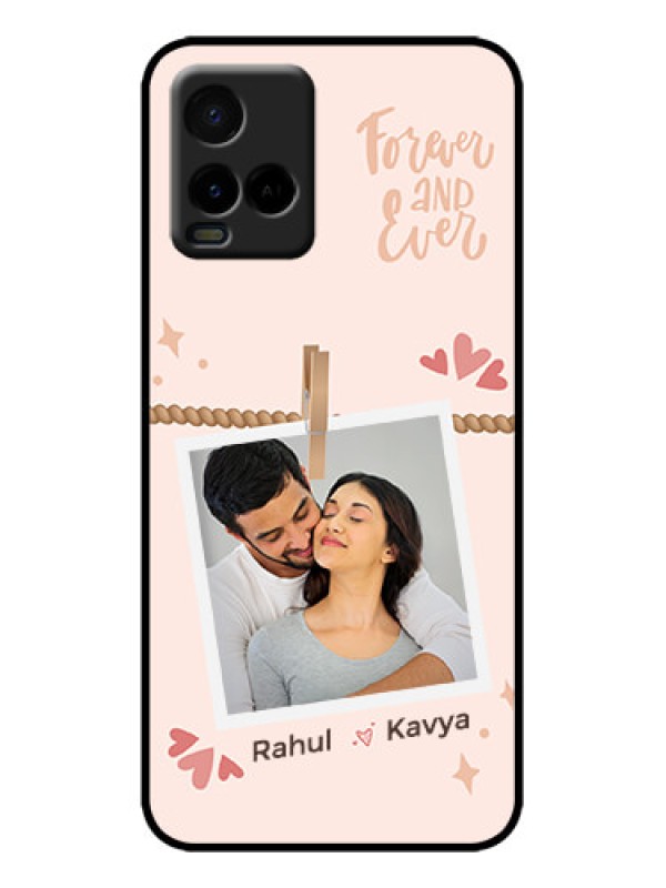 Custom Vivo Y21 Custom Metal Phone Case - Forever And Ever Love Design
