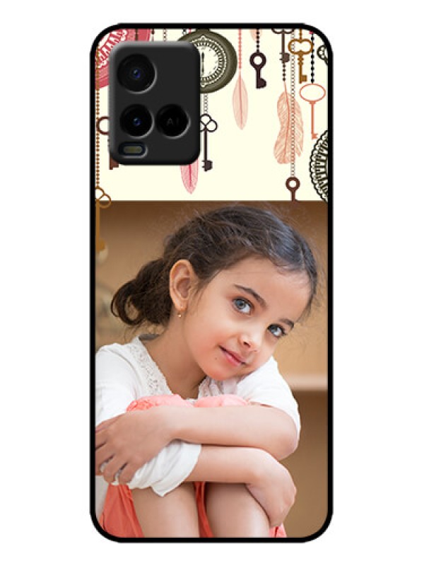 Custom Vivo Y21A Custom Metal Phone Case - Boho Style Design