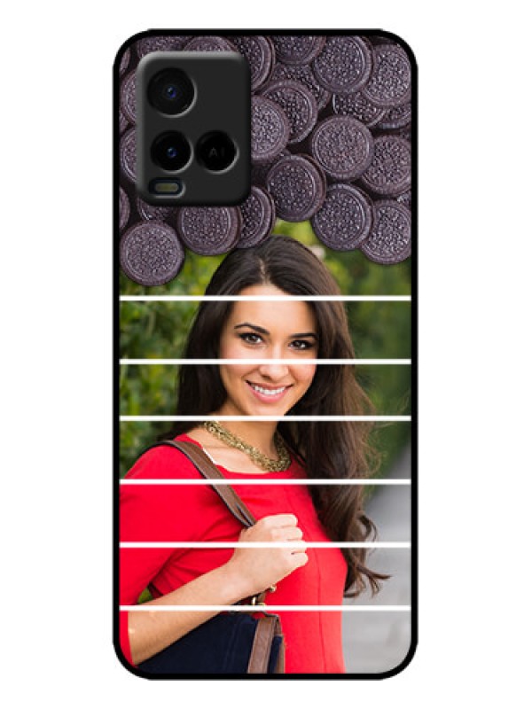 Custom Vivo Y21A Custom Metal Phone Case - With Oreo Biscuit Design