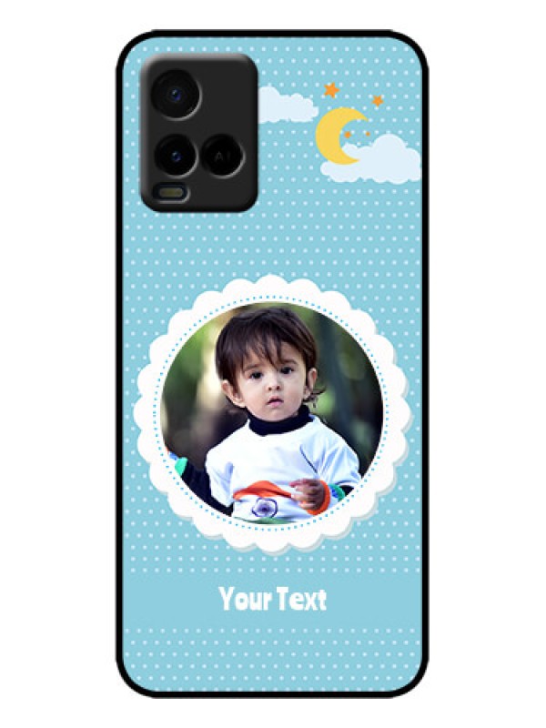 Custom Vivo Y21e Custom Metal Phone Case - Violet Pattern Design