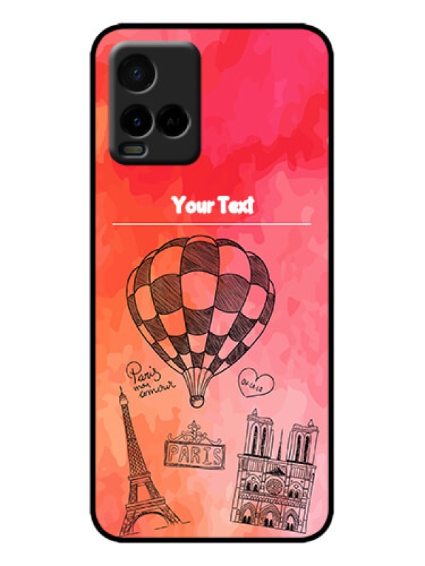 Custom Vivo Y21e Custom Metal Phone Case - Paris Theme Design