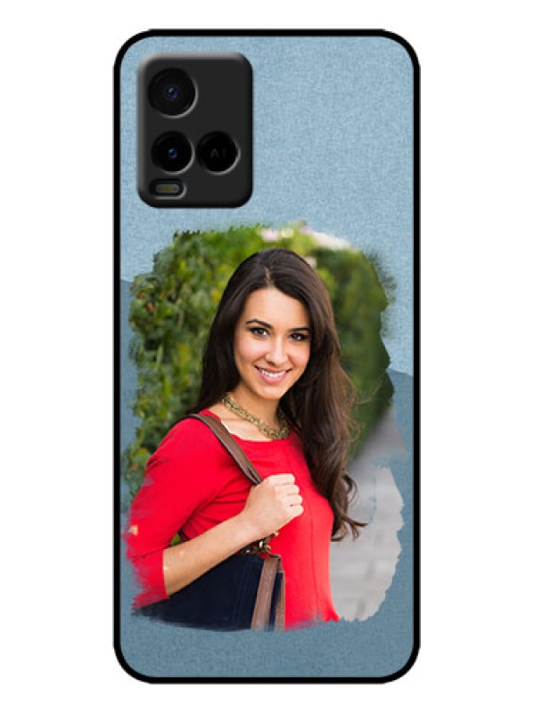 Custom Vivo Y21e Custom Metal Phone Case - Grunge Line Art Design