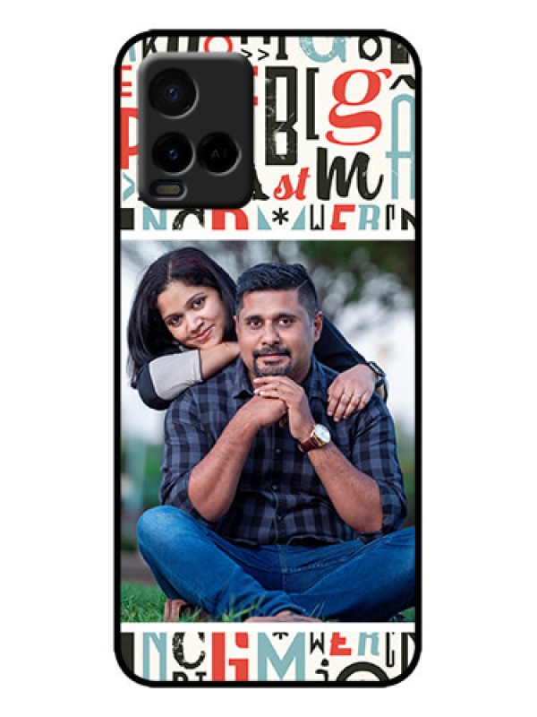 Custom Vivo Y21G Custom Metal Phone Case - Alphabet Design