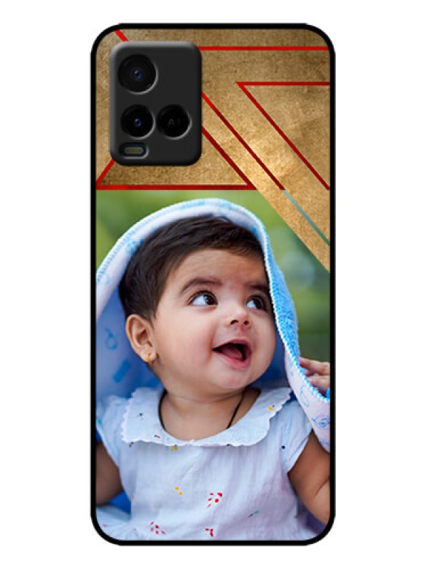 Custom Vivo Y21G Custom Metal Phone Case - Gradient Abstract Texture Design