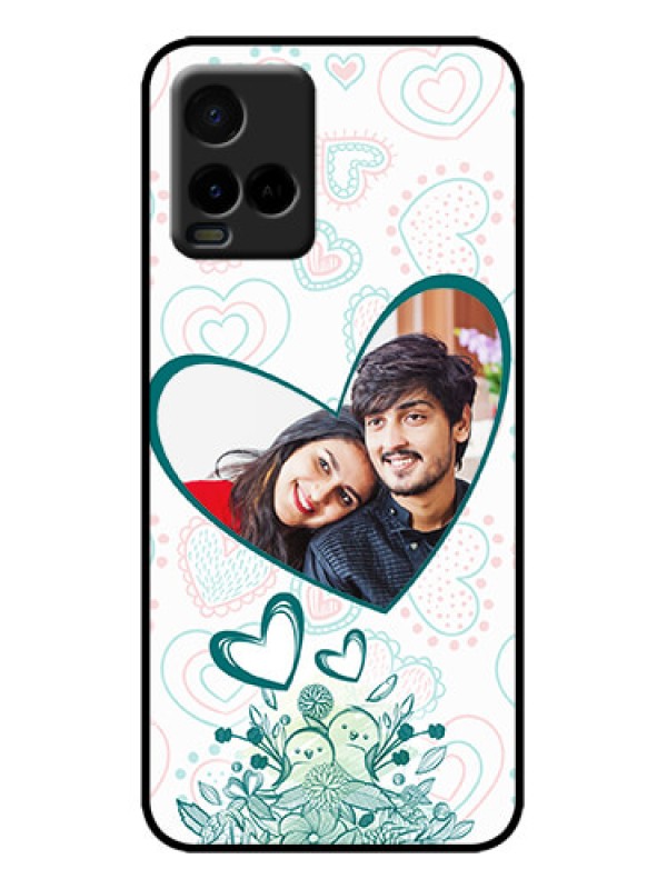 Custom Vivo Y21T Custom Metal Phone Case - Premium Couple Design