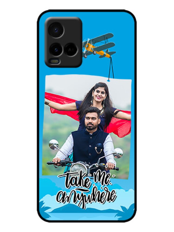 Custom Vivo Y21T Custom Metal Phone Case - Traveller Design