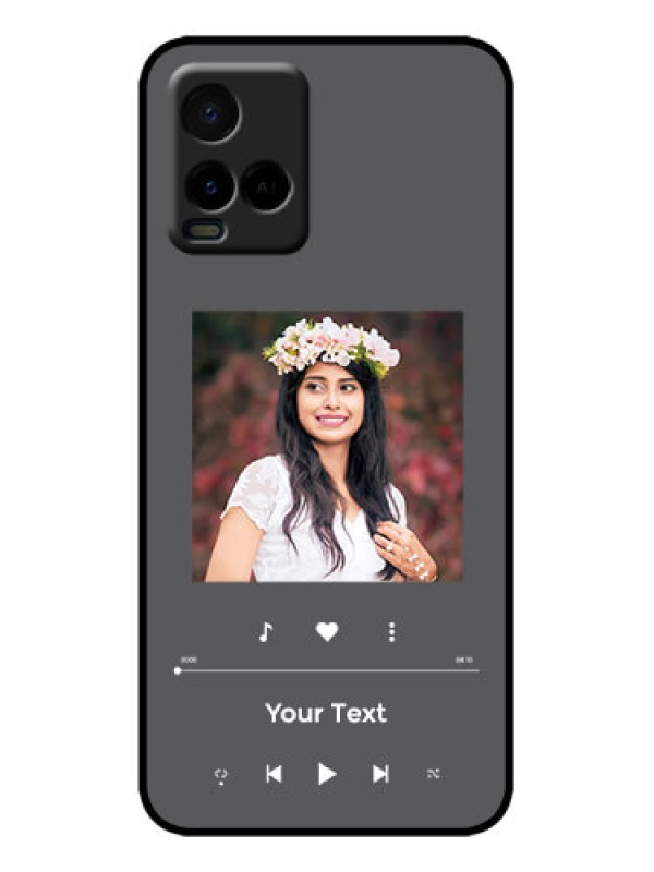 Custom Vivo Y21T Custom Metal Phone Case - Play The Music Design