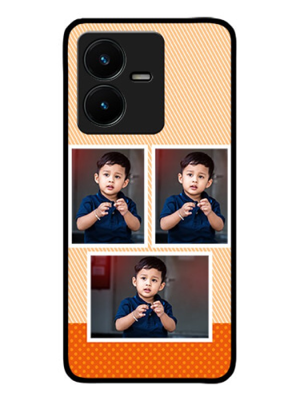 Custom Vivo Y22 Custom Metal Phone Case - Bulk Photos Upload Design