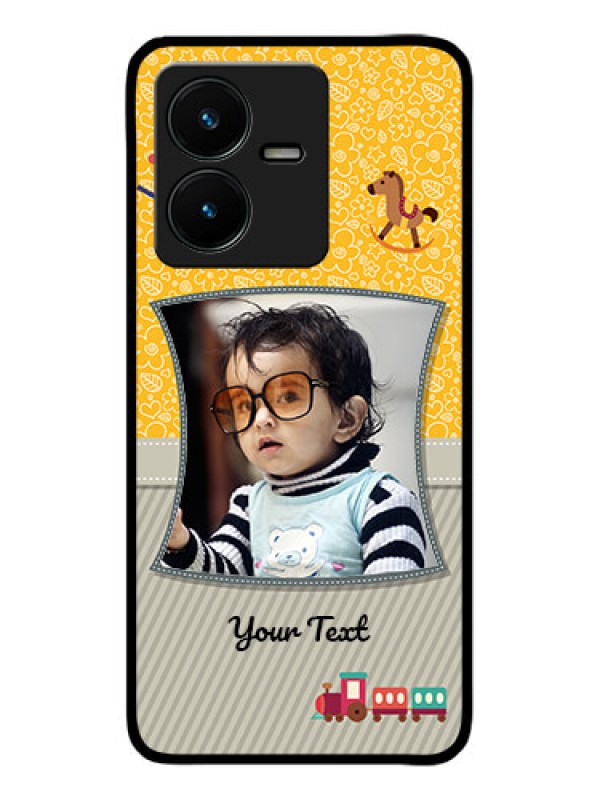 Custom Vivo Y22 Custom Metal Phone Case - Baby Picture Upload Design