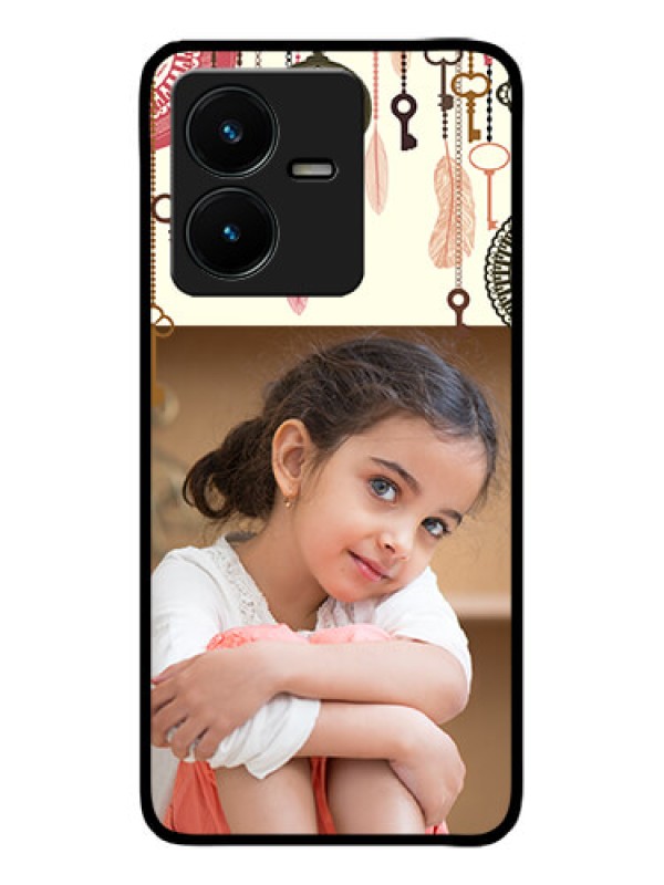 Custom Vivo Y22 Custom Metal Phone Case - Boho Style Design