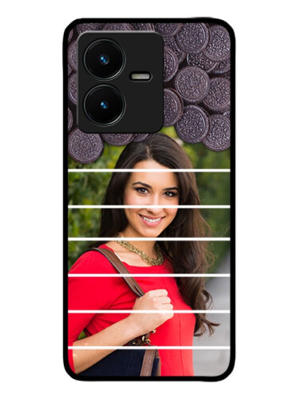 Custom Vivo Y22 Custom Metal Phone Case - With Oreo Biscuit Design