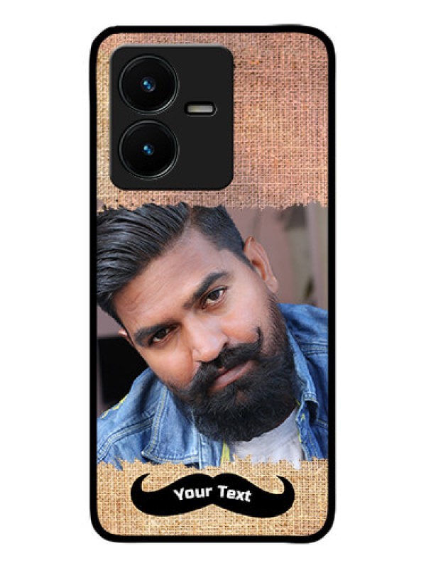 Custom Vivo Y22 Custom Metal Phone Case - With Texture Design
