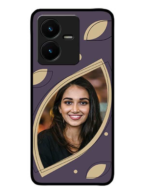 Custom Vivo Y22 Custom Metal Phone Case - Falling Leaf Design