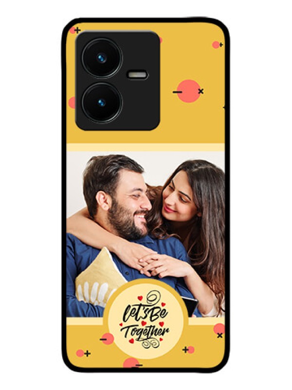 Custom Vivo Y22 Custom Metal Phone Case - Lets Be Together Design