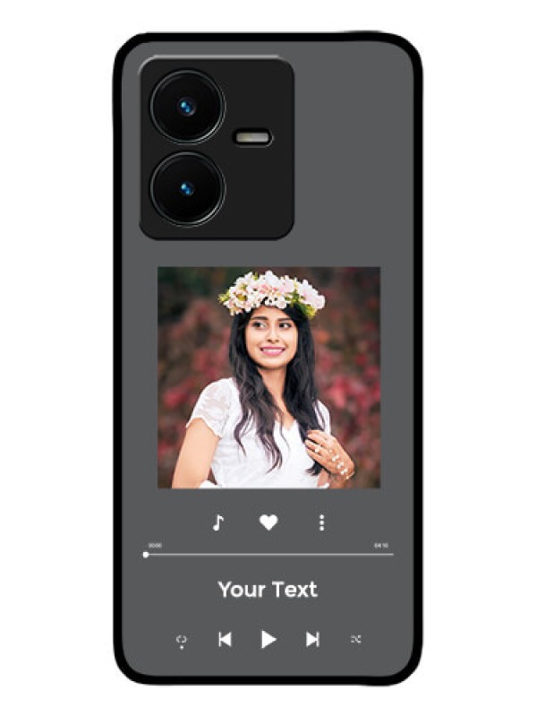 Custom Vivo Y22 Custom Metal Phone Case - Play The Music Design