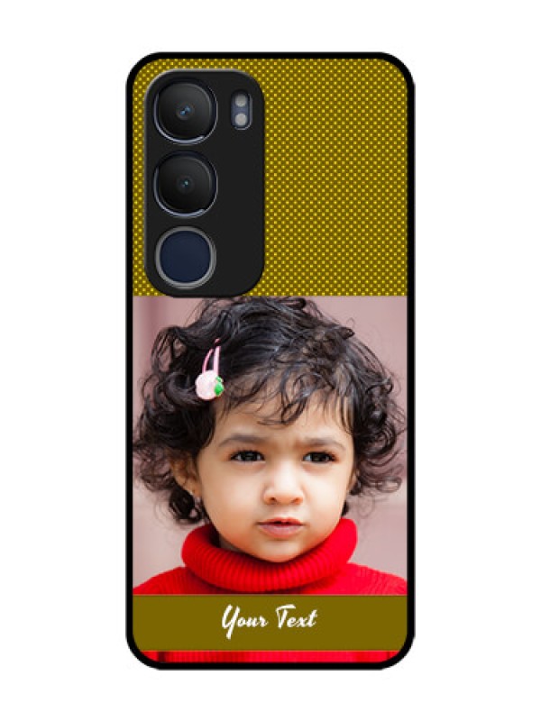 Custom Vivo Y29 5G Custom Metal Phone Case - Simple Green Color Design