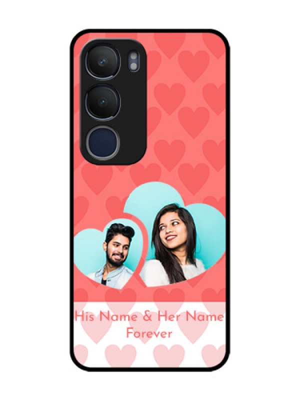 Custom Vivo Y29 5G Custom Metal Phone Case - Couple Pic Upload Design