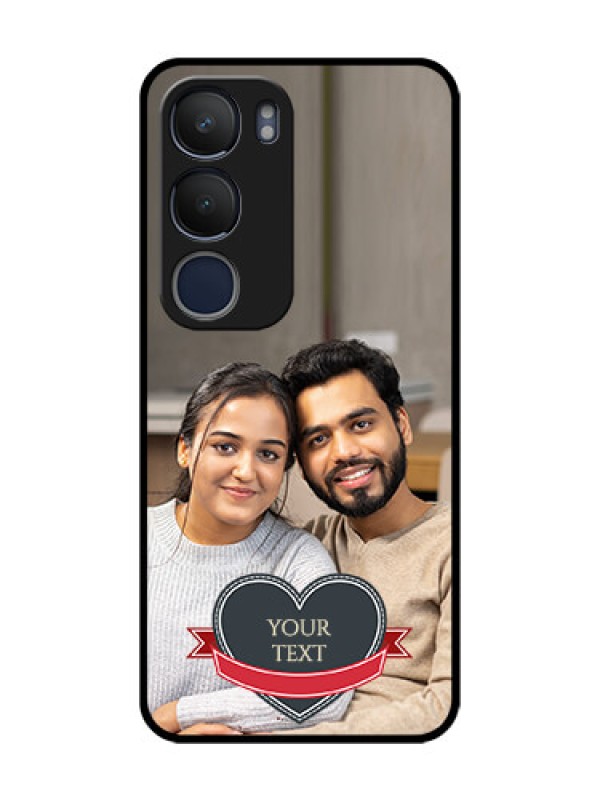 Custom Vivo Y29 5G Custom Metal Phone Case - Just Married Couple Design