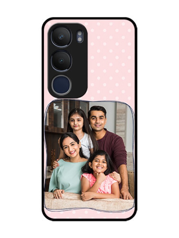 Custom Vivo Y29 5G Custom Metal Phone Case - Family With Dots Design