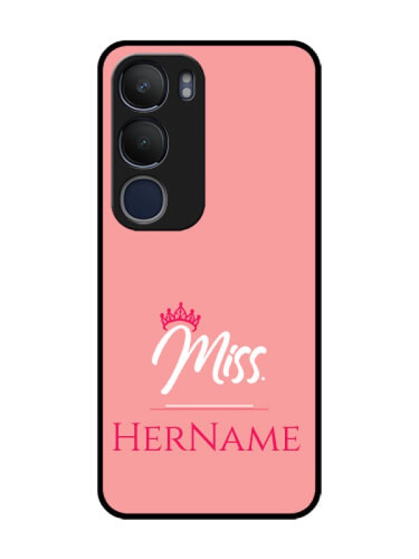 Custom Vivo Y29 5G Custom Metal Phone Case - Mrs With Name Design