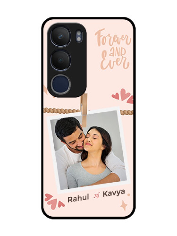 Custom Vivo Y29 5G Custom Metal Phone Case - Forever And Ever Love Design