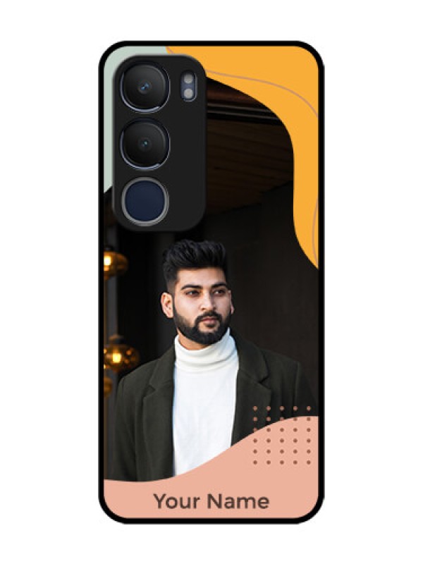 Custom Vivo Y29 5G Custom Metal Phone Case - Tri - Coloured Overlay Design