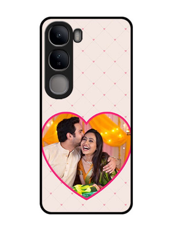 Custom Vivo Y300 5G Custom Metal Phone CaseHeart Shape Design