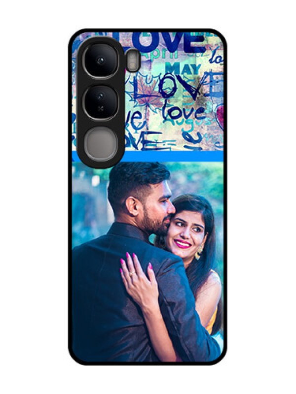 Custom Vivo Y300 5G Custom Metal Phone CaseColorful Love Design