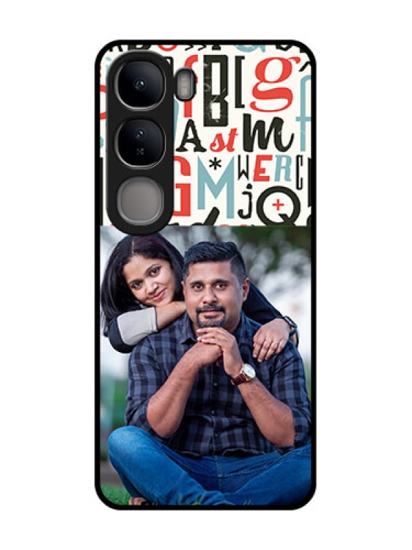 Custom Vivo Y300 5G Custom Metal Phone CaseAlphabet Design